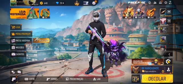 CONTA UMP + XM8 ROXA 🔥