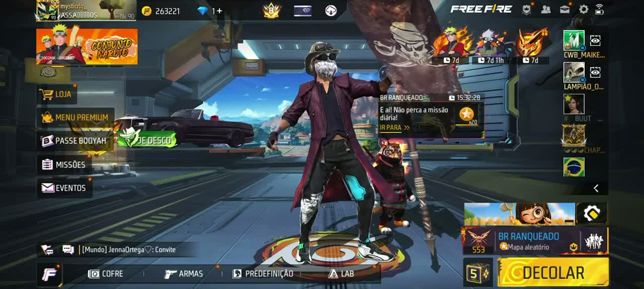 CONTA PRIME 8 LEVEL 90 🌟